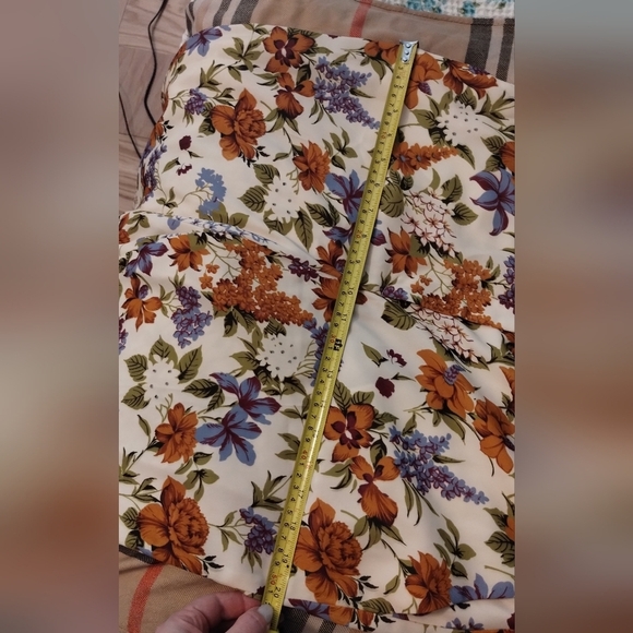 Pearl Floral Print Pants sz 12 - Picture 7 of 11